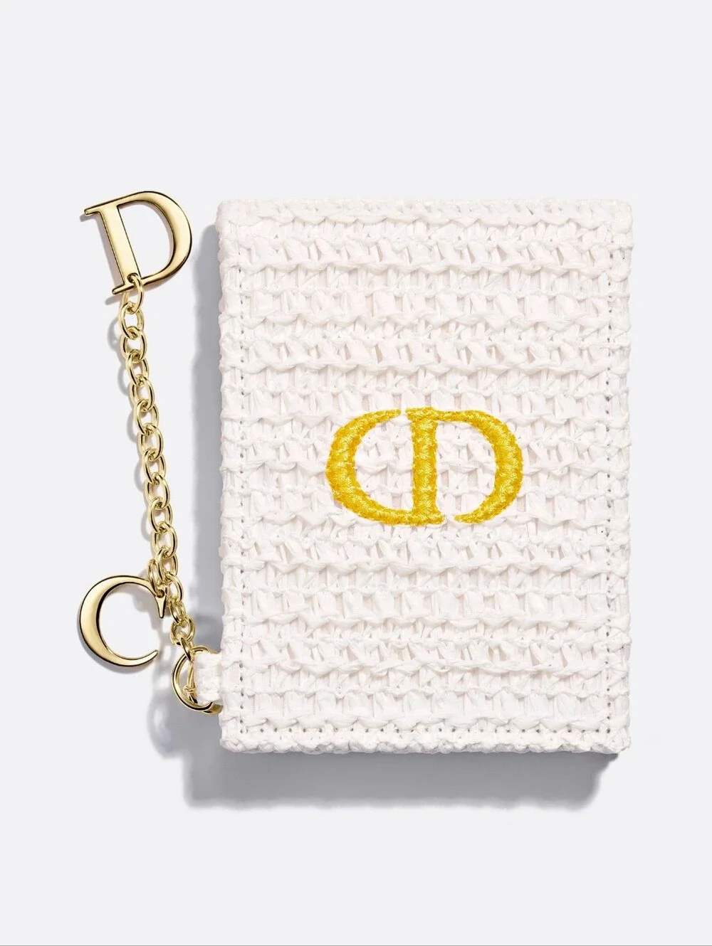 Dior Summer Mirror-Raffia Embroidered